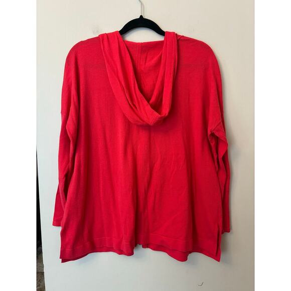 Cabi Beachcomber Hoodie Heather Rose Full Zip Hooded Sweater Cardigan Size M - Picture 2 of 5